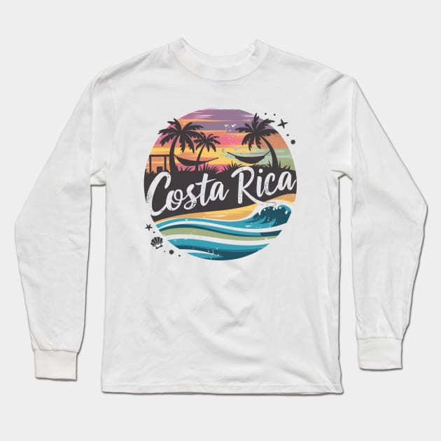 COSTA RICA Long Sleeve T-Shirt by zeevana